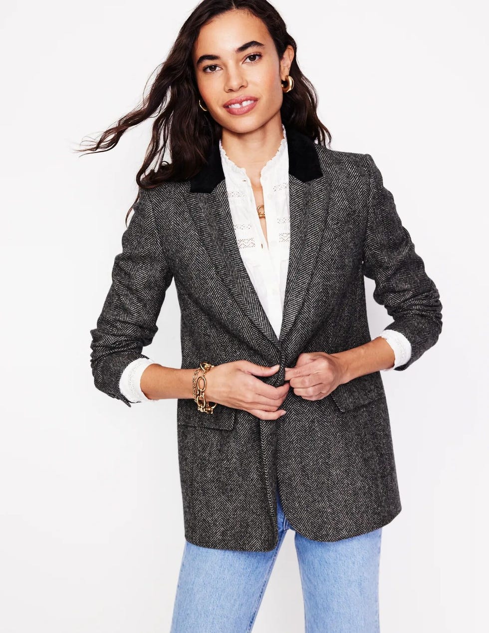 Relaxed Wool Blazer