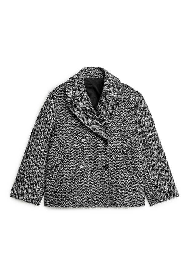 Herringbone Peacoat