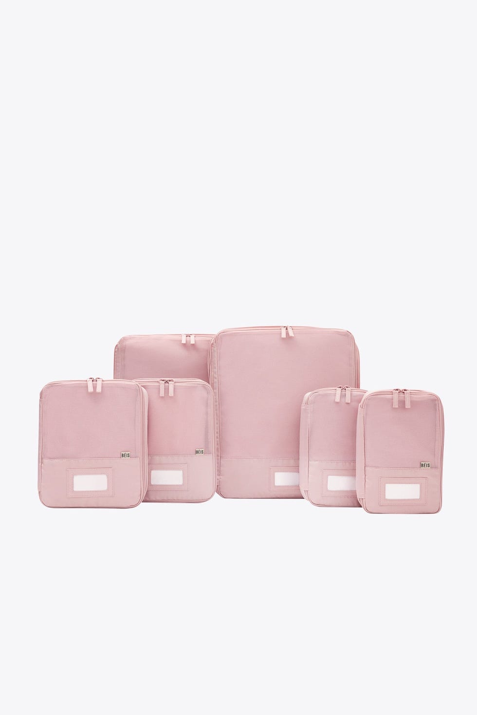 The compression packing cubes 6 pieces in Atlas Pink