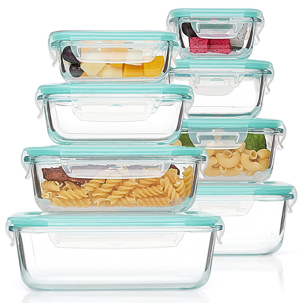 8-Pack Glass Food Storage Containers