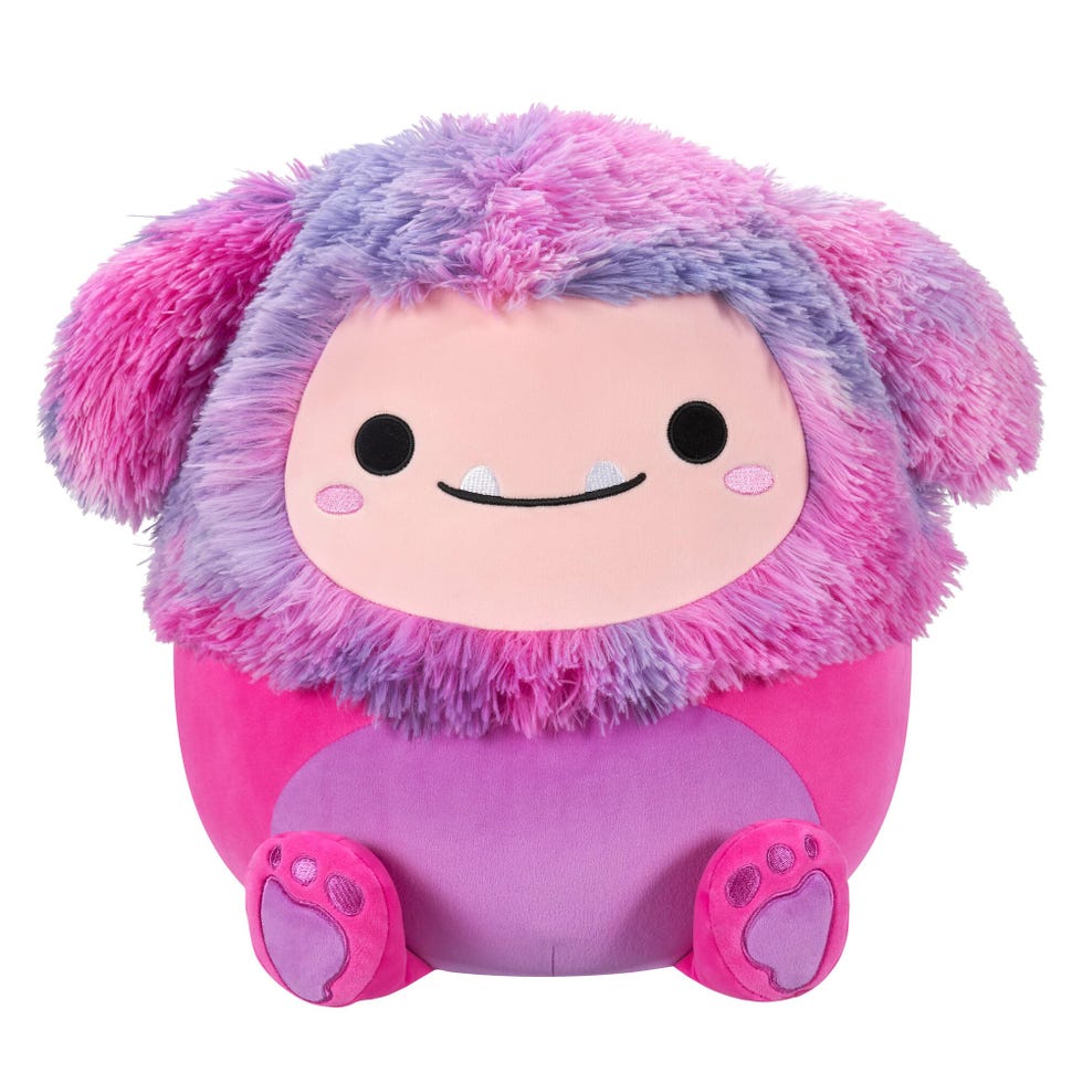 14-Inch Woxie Magenta Bigfoot with Tie-Dye Mane