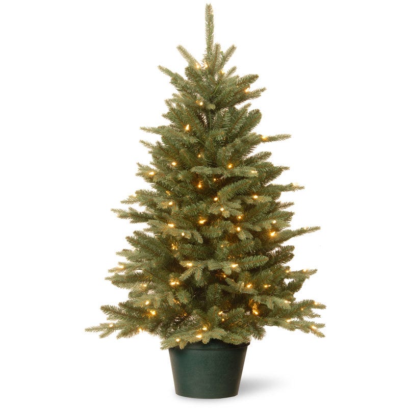 Everyday Collection Potted Evergreen Tree With Lights