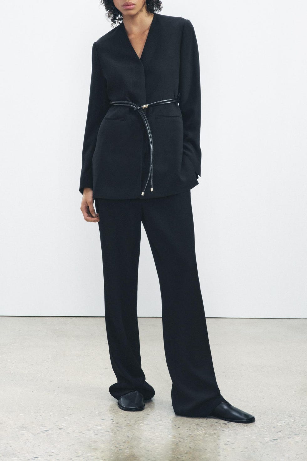 Belted Blazer ZW Collection Belted Blazer ZW Collection