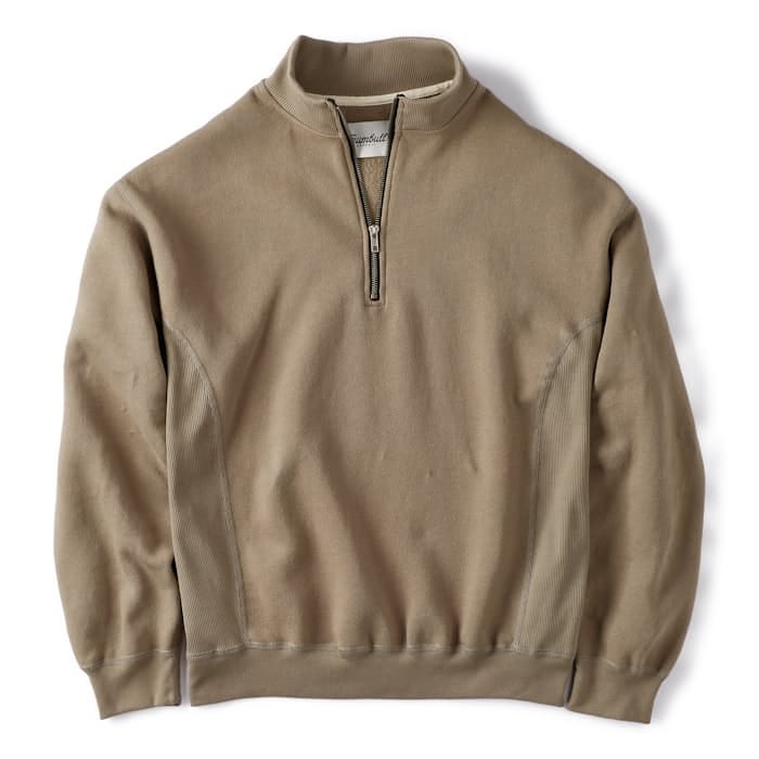 Vintage Wash Quarter-Zip Sweatshirt