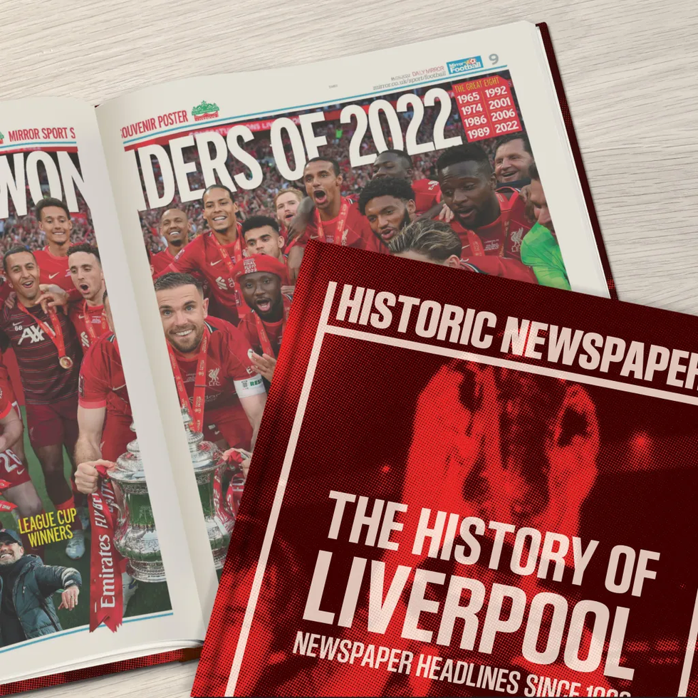 Personalised Football Newspaper History Book