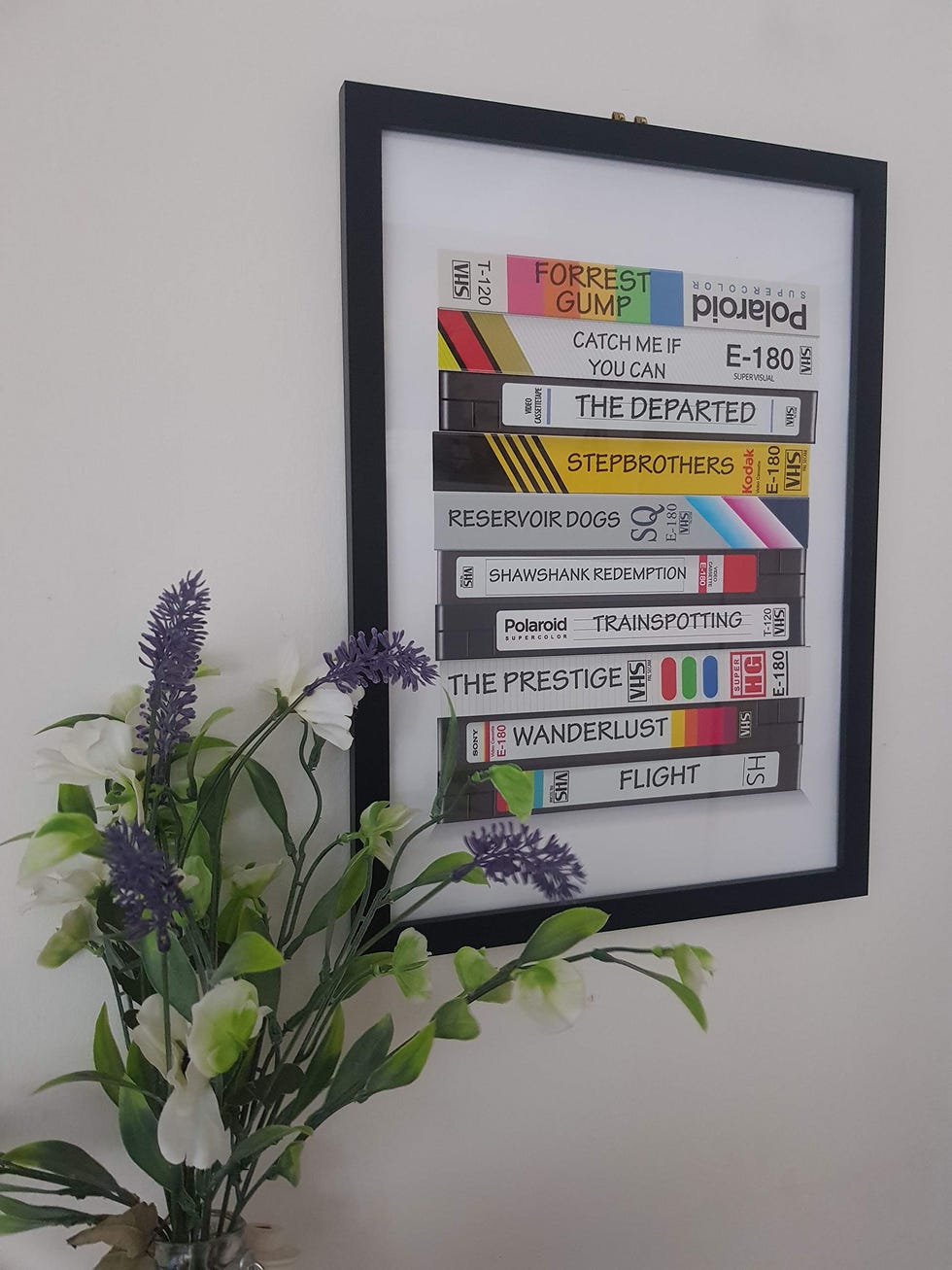 Personalised Retro Video Tape Print A3