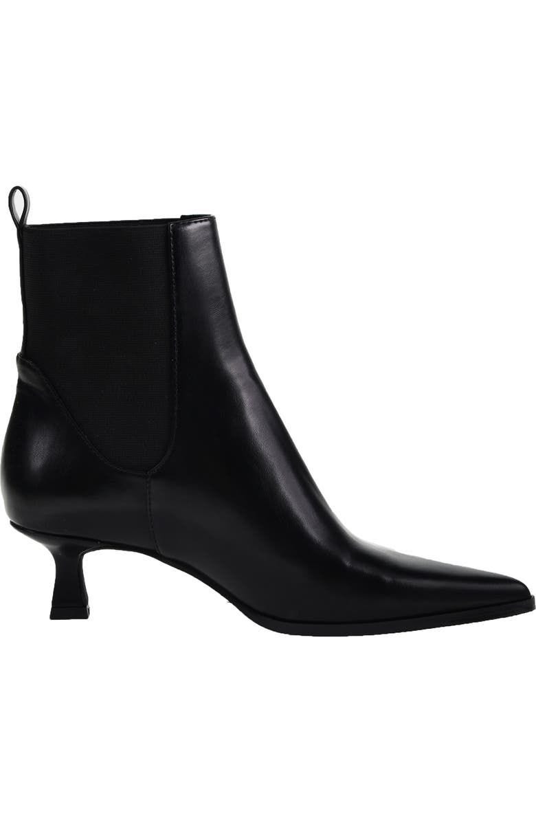 Pointed Toe Kitten Heel Chelsea Boot