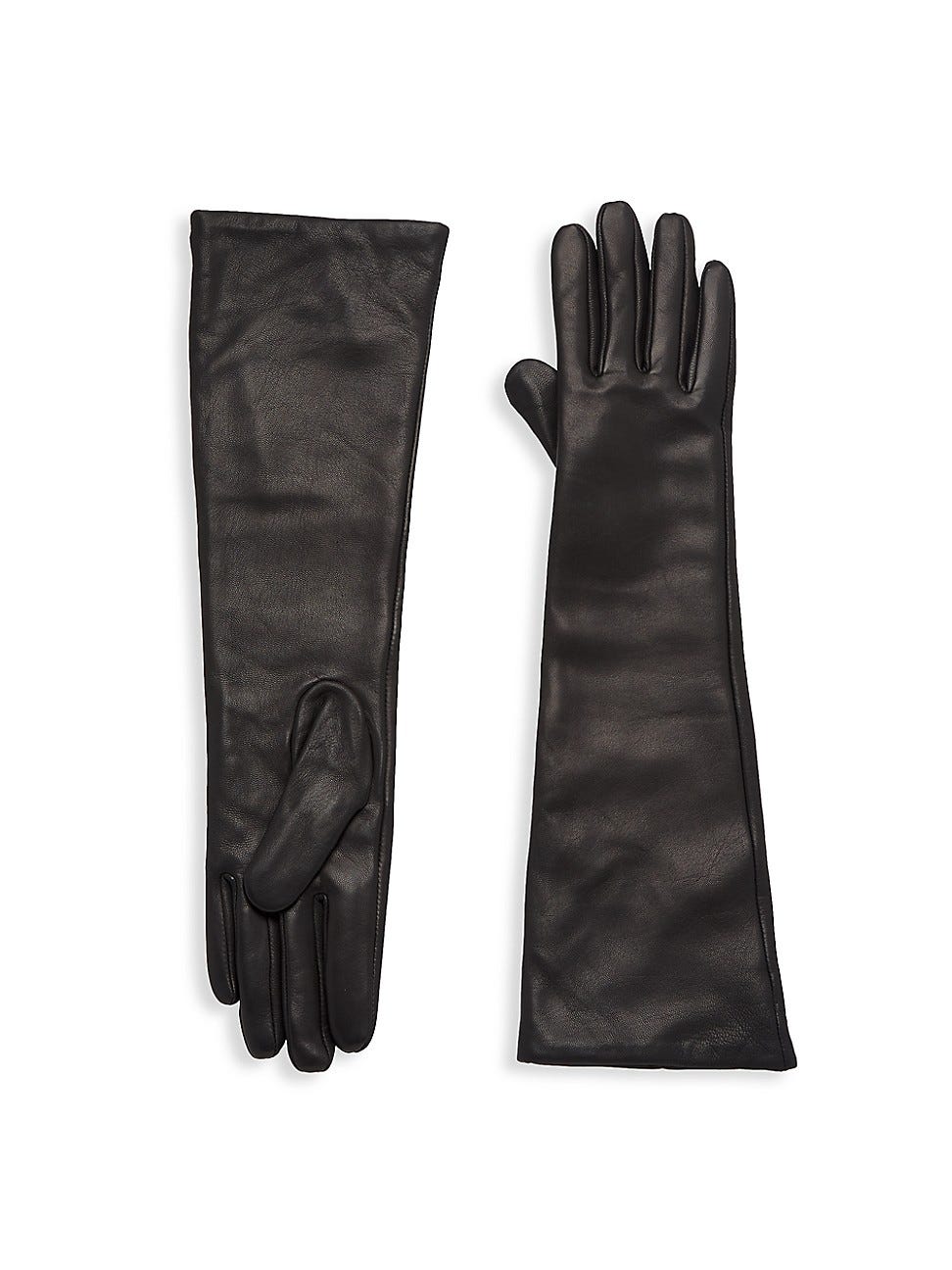 long stack leather gloves