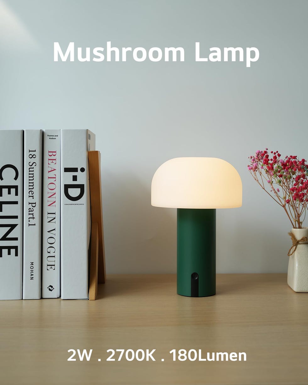 Cordless Mushroom Table Lamp