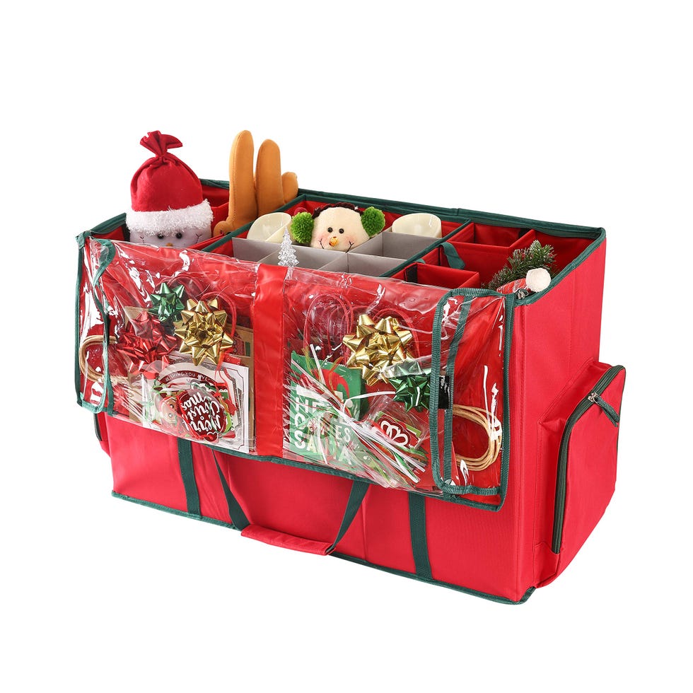 2-in-1 Christmas Ornament Storage Box 
