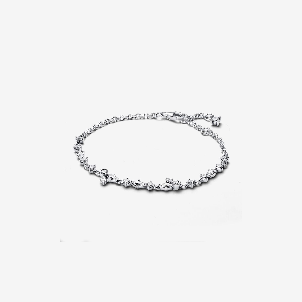 Sparkling Herbarium Cluster Chain Bracelet