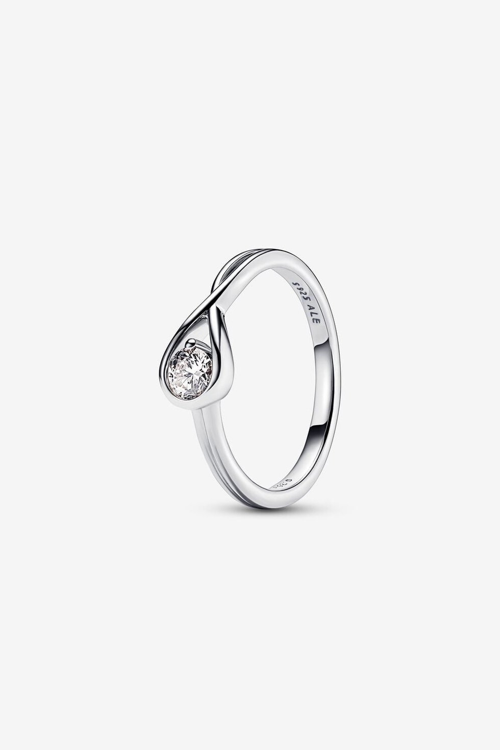 Infinite Sterling Silver Lab-grown Diamond Ring