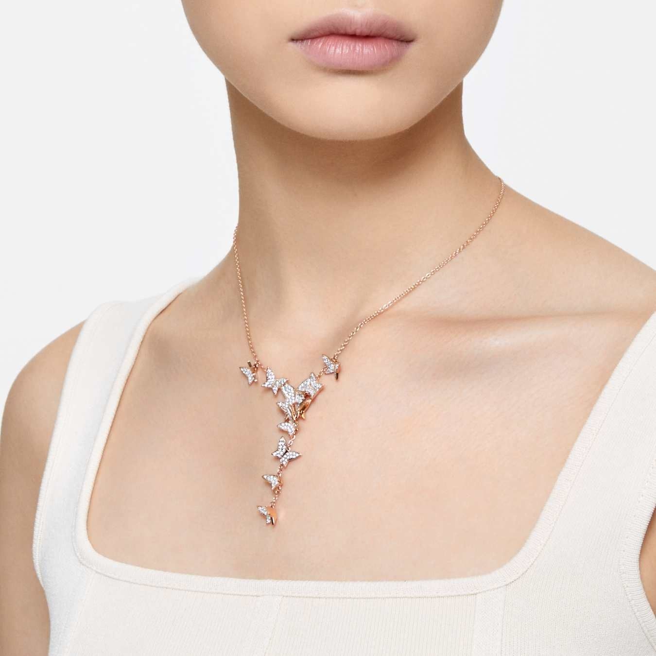 ★nish★スワロフスキー　Lilia ウィキッド　アリアナ Shop the look: Ariana Grande's butterfly necklace from 'Wicked'