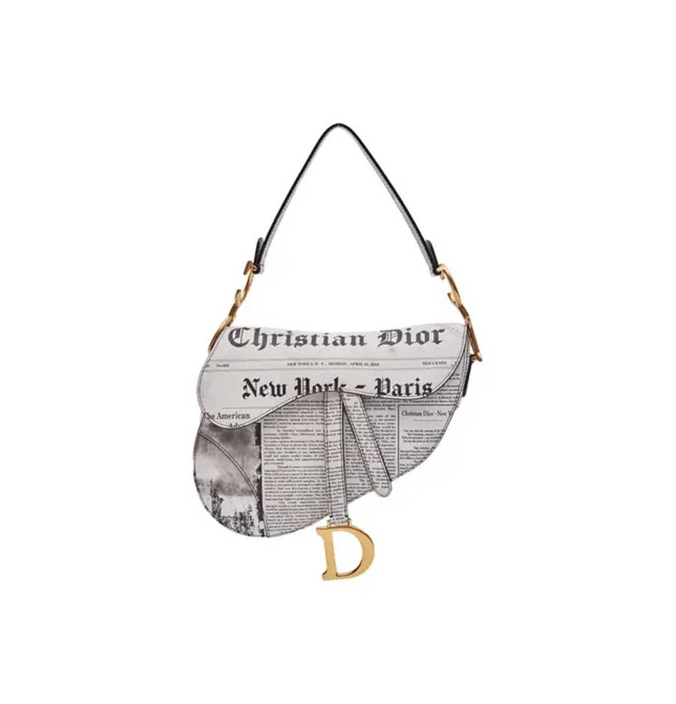 Dior Newspaper Saddle Bag