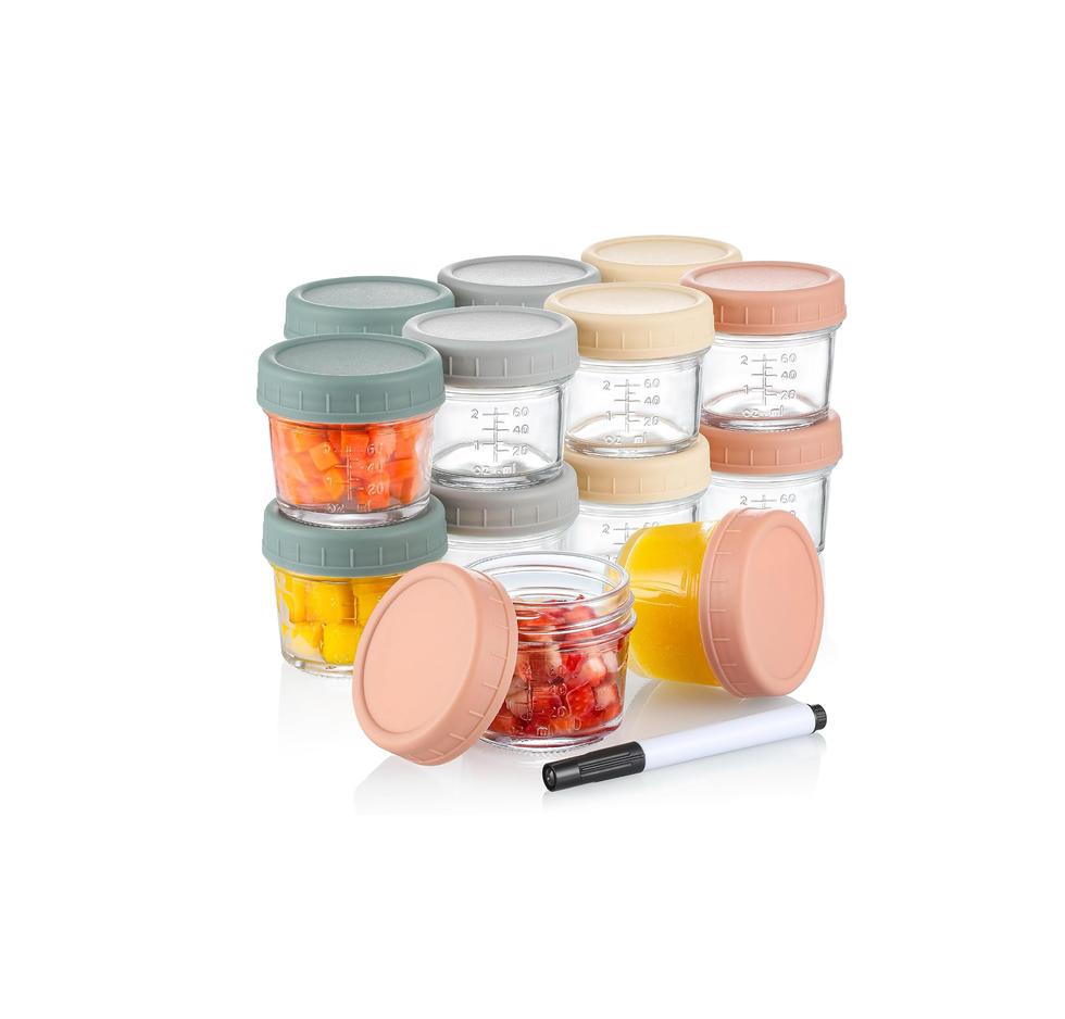 16-Pack Glass Containers