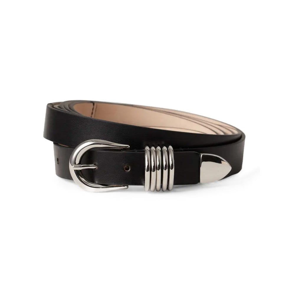 Hollyhock Triple Wrap Calf Leather Belt