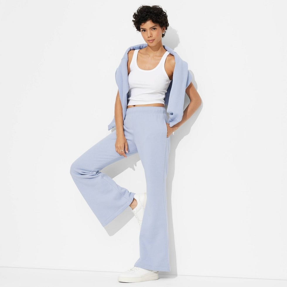 High-Rise Flare Sweatpants