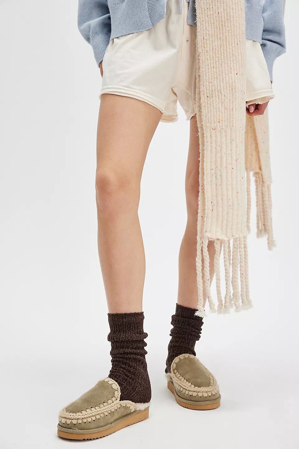 Green Campfire Slippers