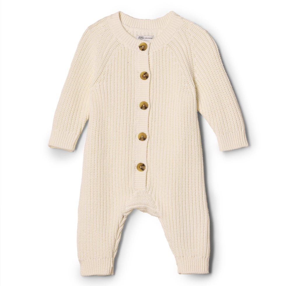 Amazon Essentials x Sofia Grainge Knitted Unisex Baby Playsuit