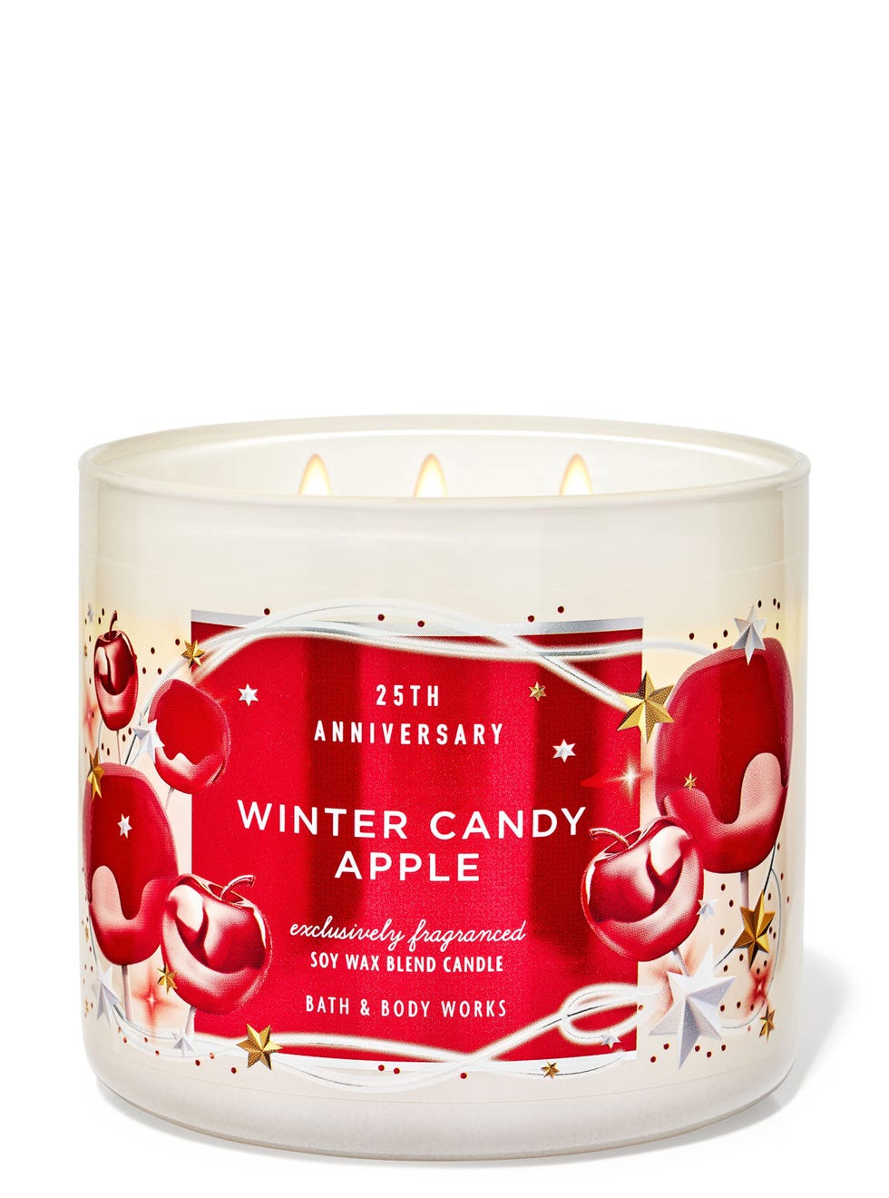 Winter Candy Apple three-wick candle