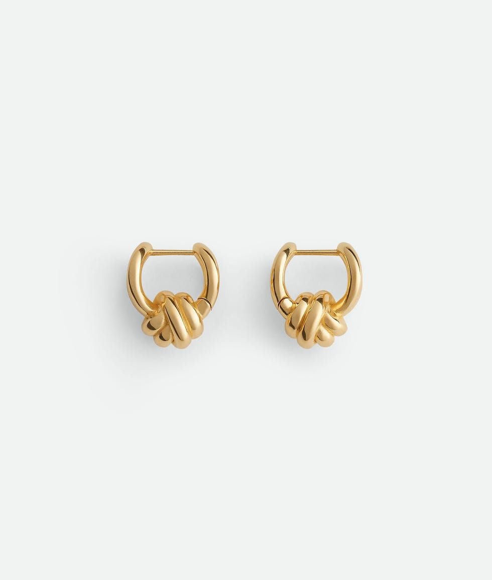 Knot Hoop Earrings