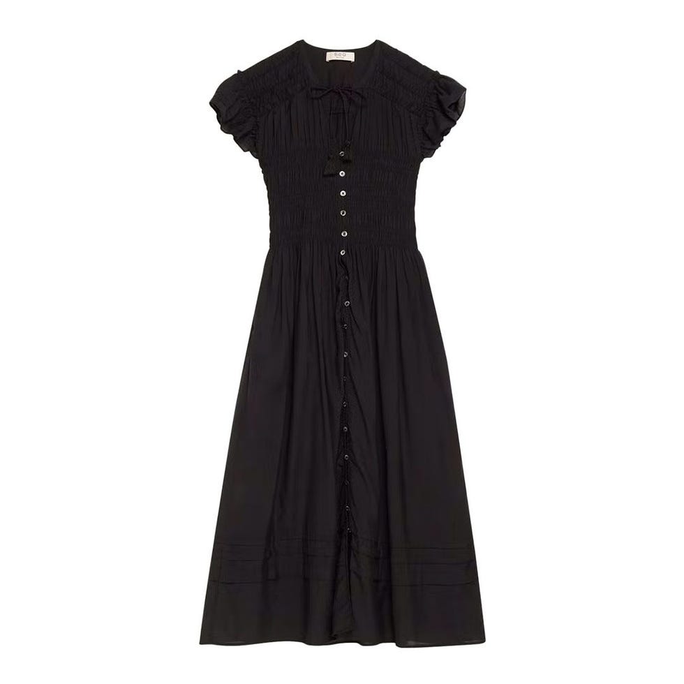 Black Nomi S/S Midi Dress