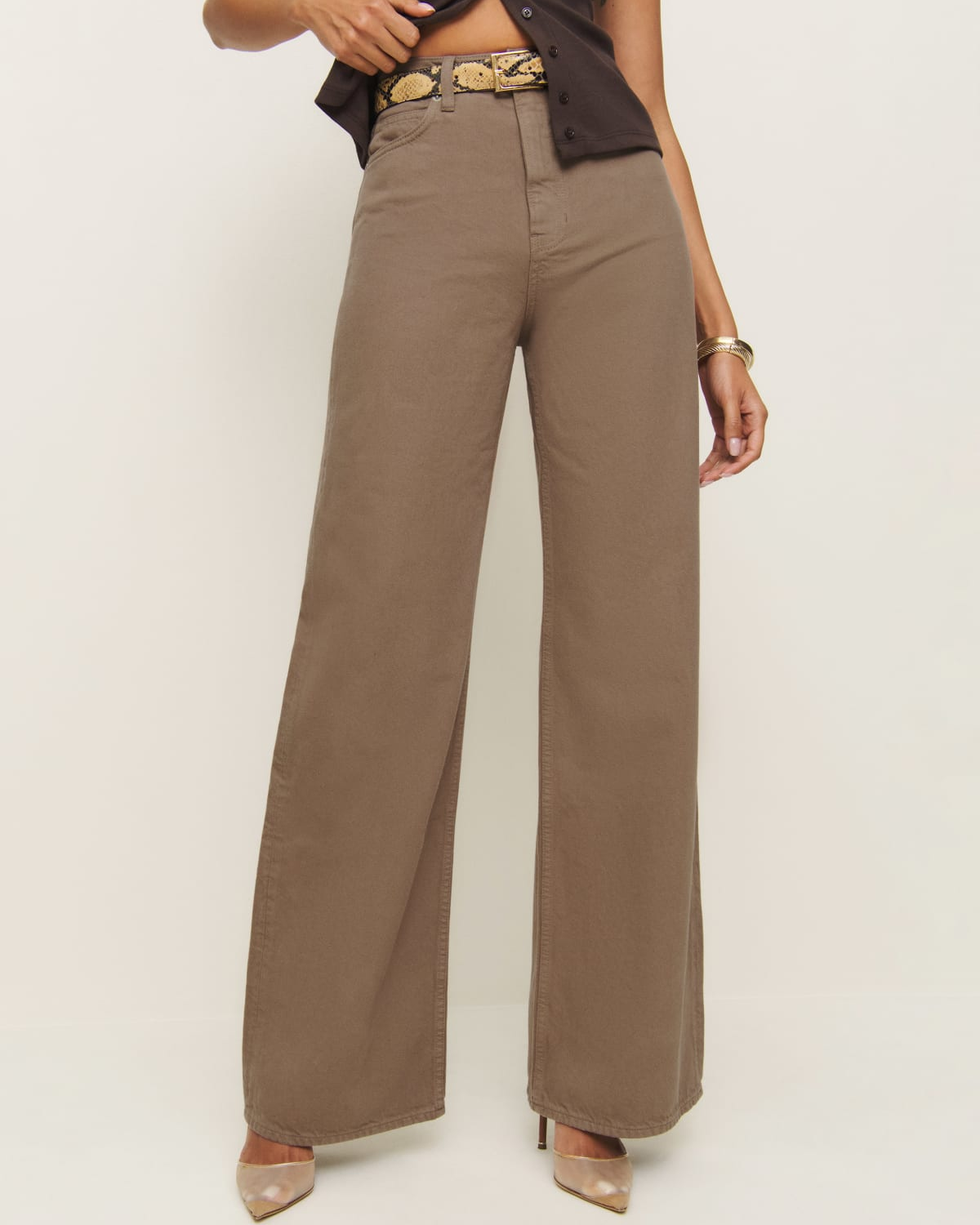 Cary High Rise Slouchy Wide Leg Jeans