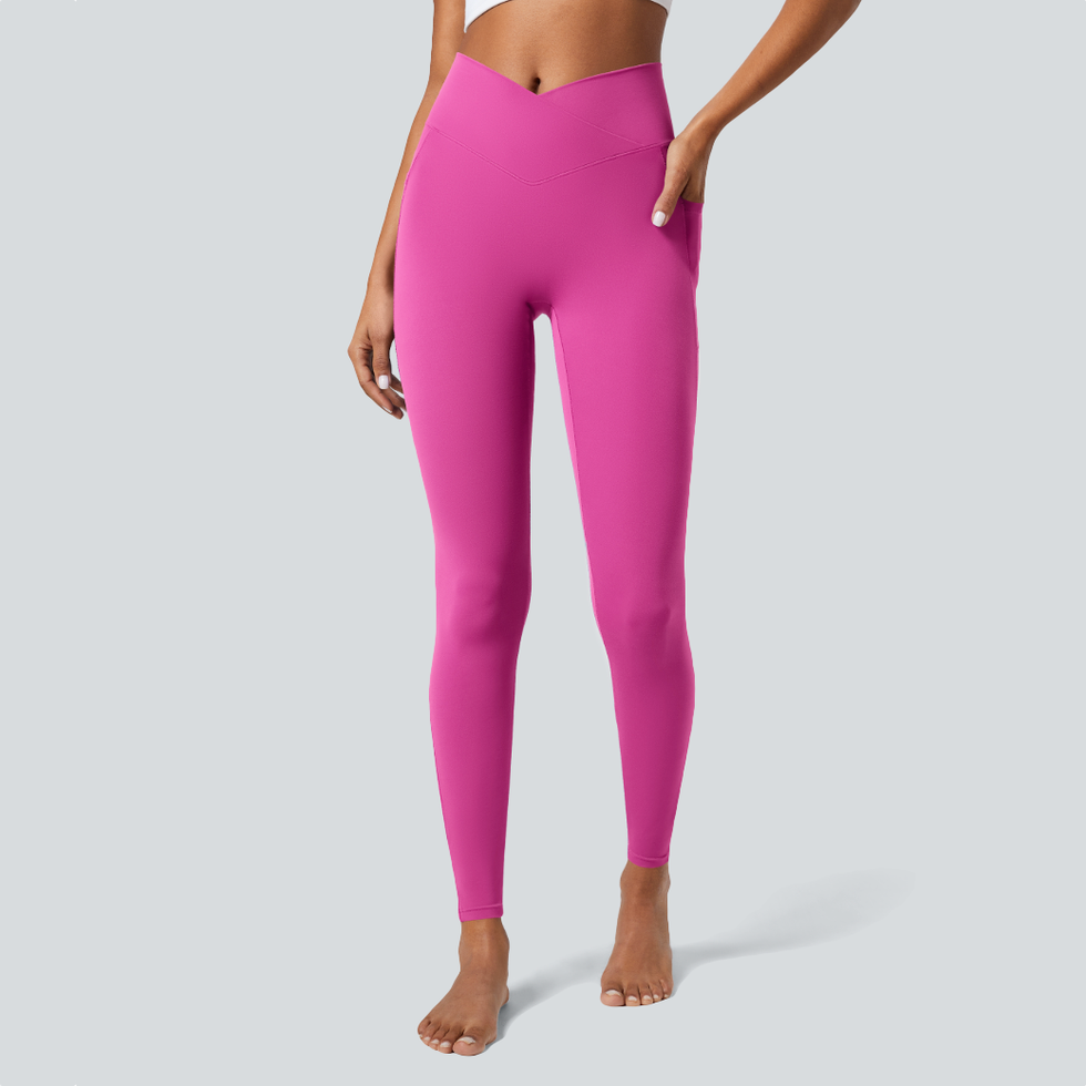 Softlyzero Crossover Pocket Plain Leggings UPF50+