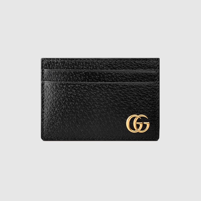 GG Leather Cardholder with Money Clip