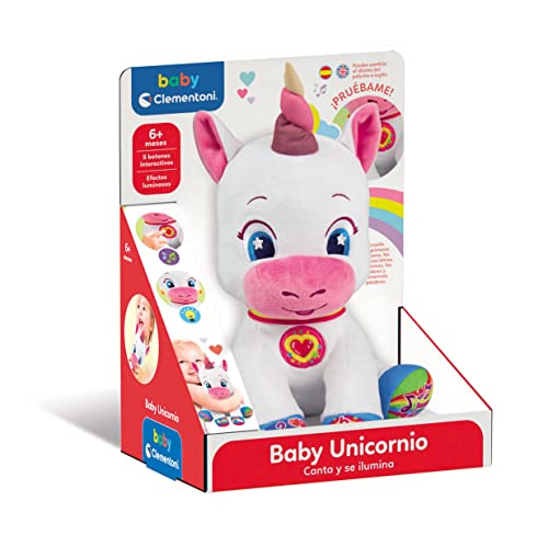 Clementoni Peluche interactivo unicornio