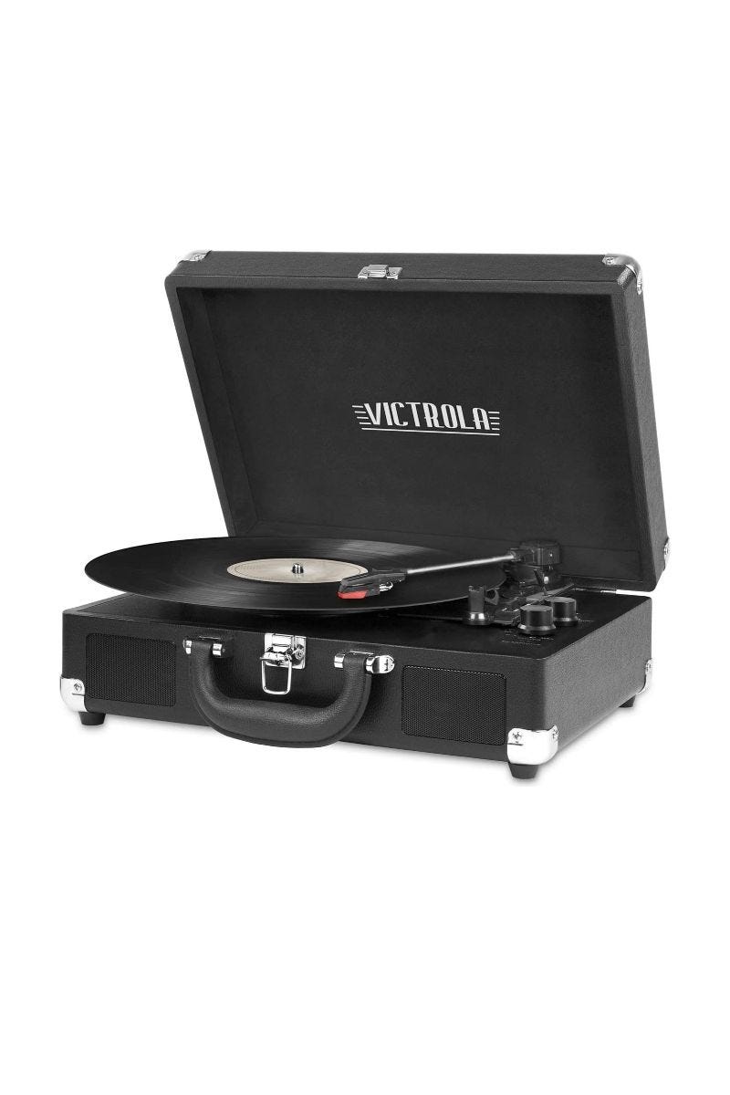 Portable 3-Speed ​​Bluetooth Suitcase Record Player