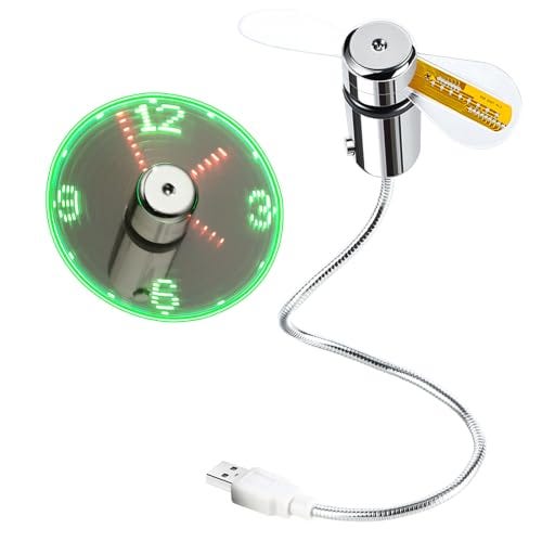 USB Clock LED Fan USB Clock LED Fan