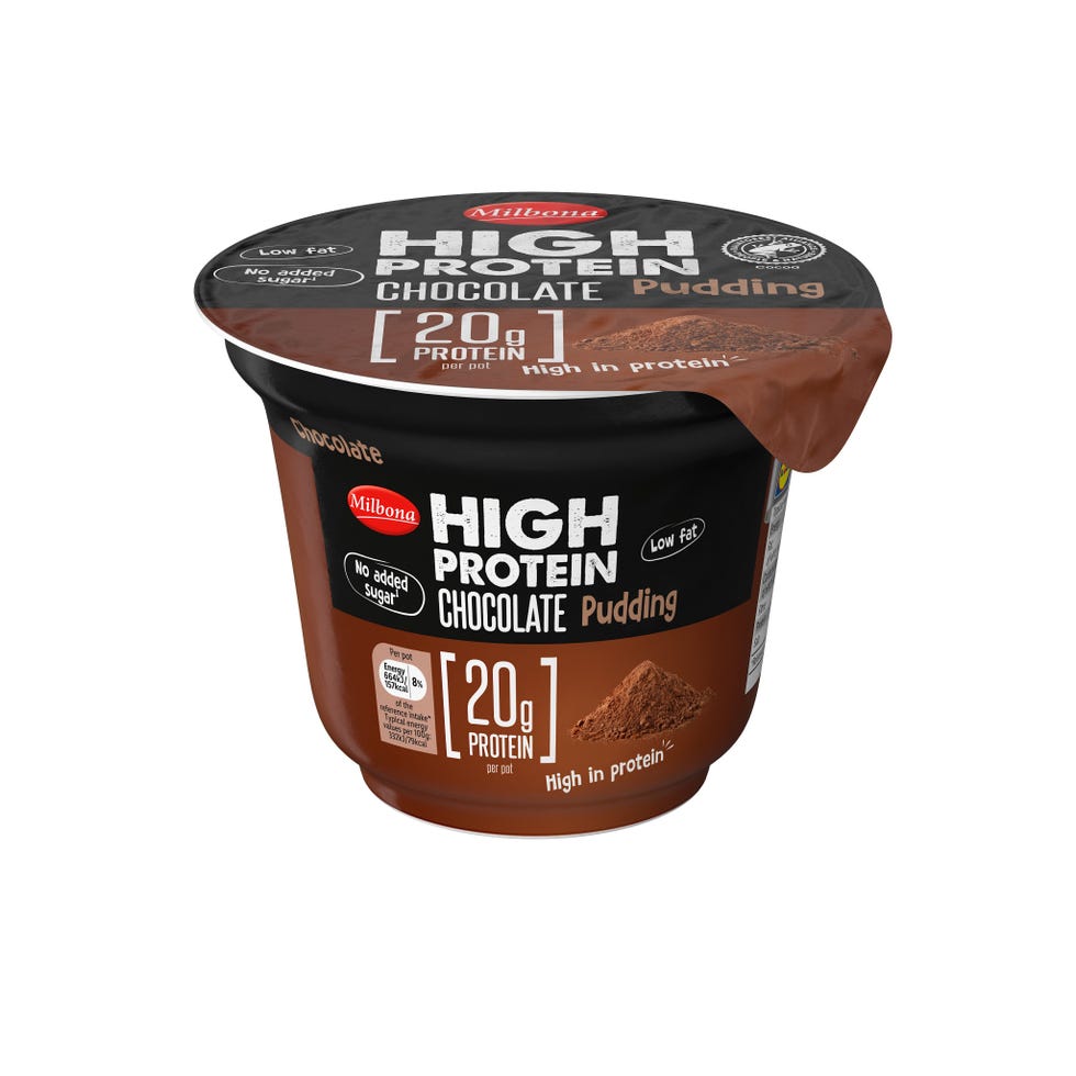 Milbona High Protein Chocolate Pudding