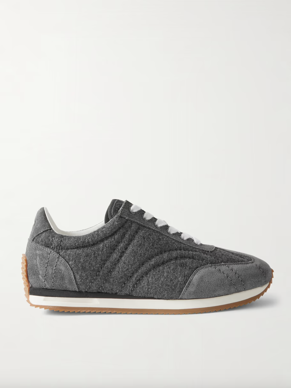 The Sport Suede-Trimmed Sneakers