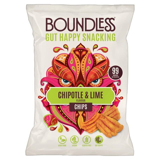 Chipotle & Lime Chips Sharing Bag 80g