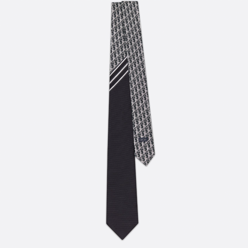 Striped Oblique Tie