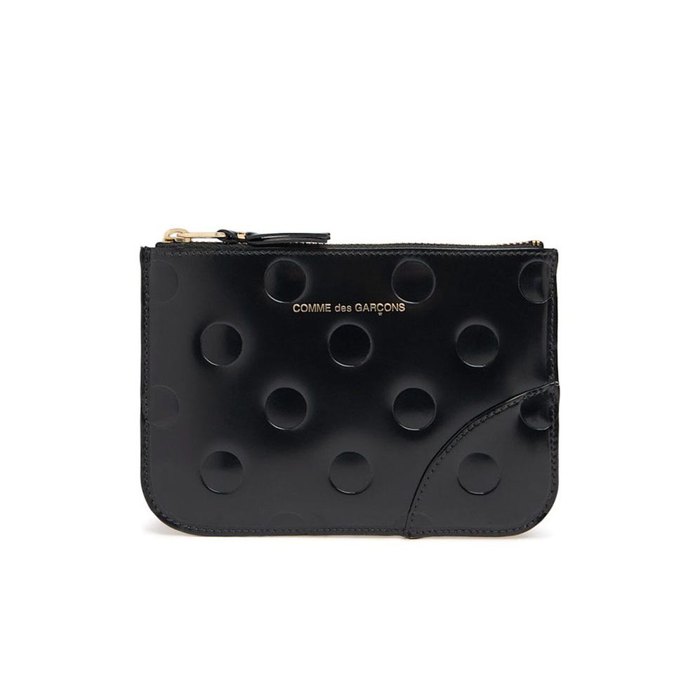 Dot-Embossed Small Pouch