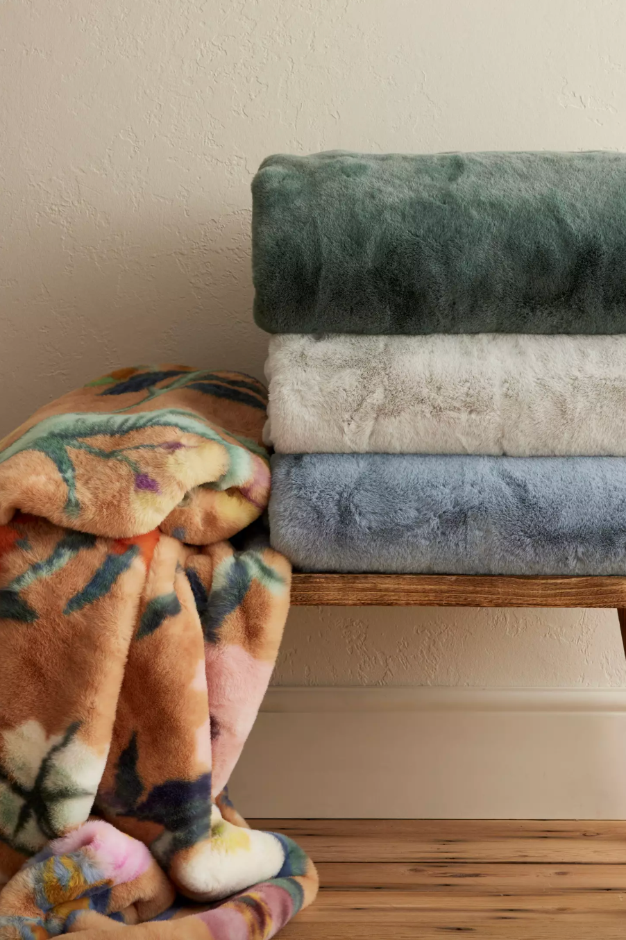 The Sophie Faux-Fur Throw Blanket