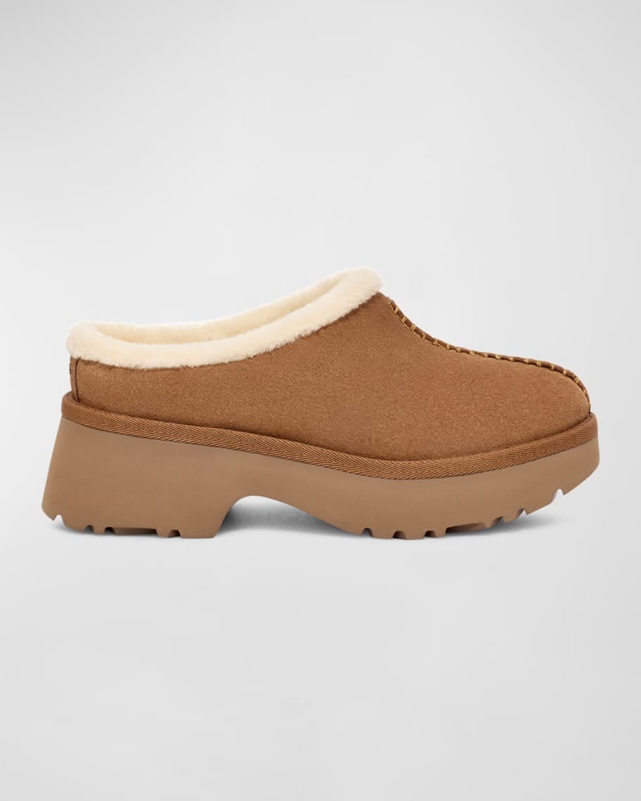 New Heights Suede Cozy Clogs