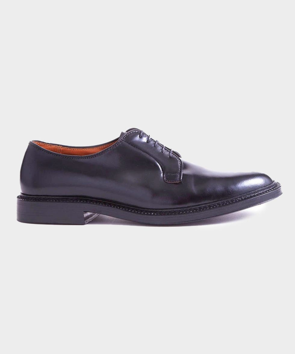 Cordovan Plain Toe Bluchers