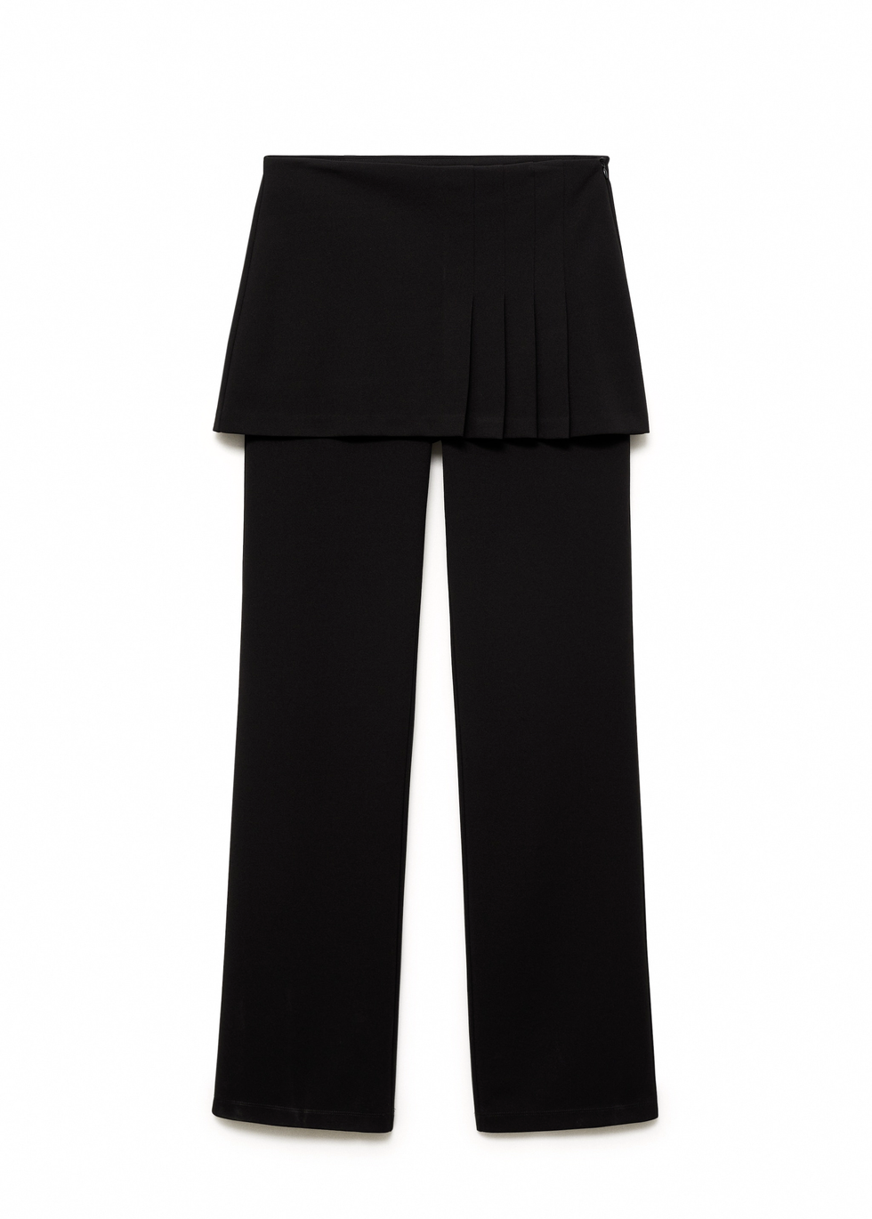 Pleated Skirt Trousers