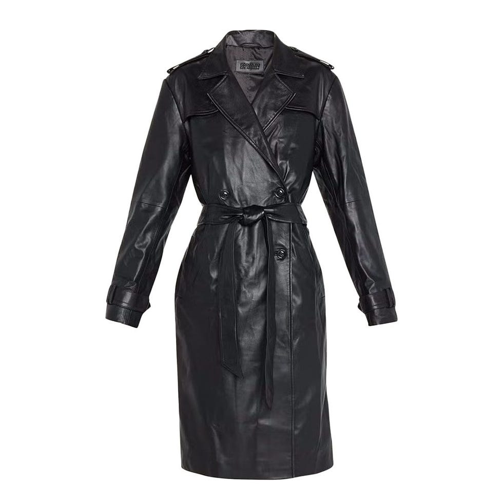 Leather Trench Coat