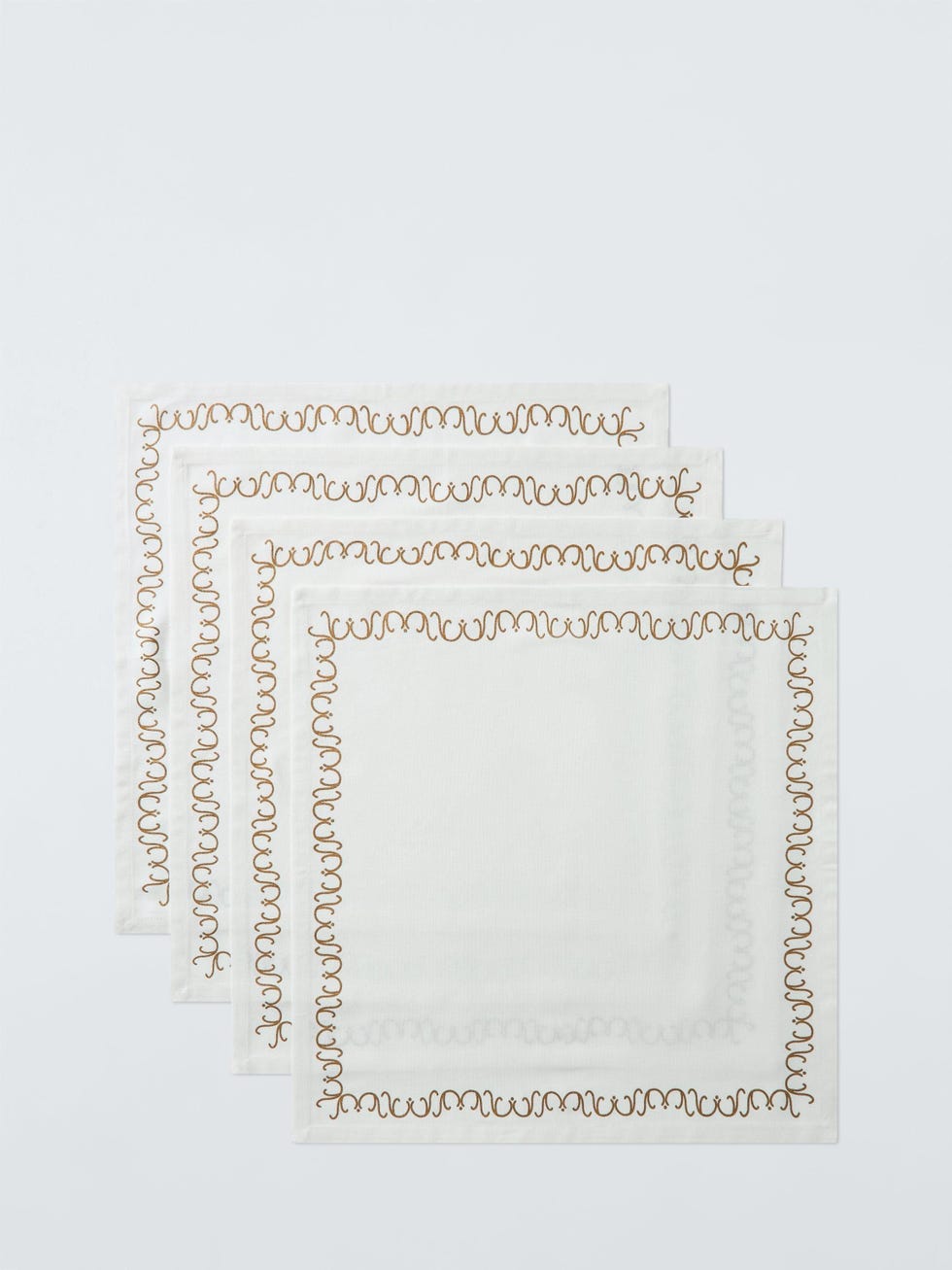 Gold Border Cotton Napkin