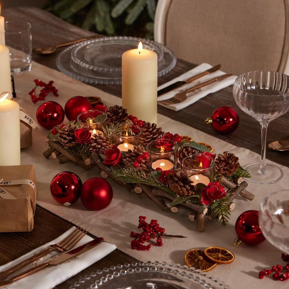 Christmas Table Decoration Tea Light Candle Holder