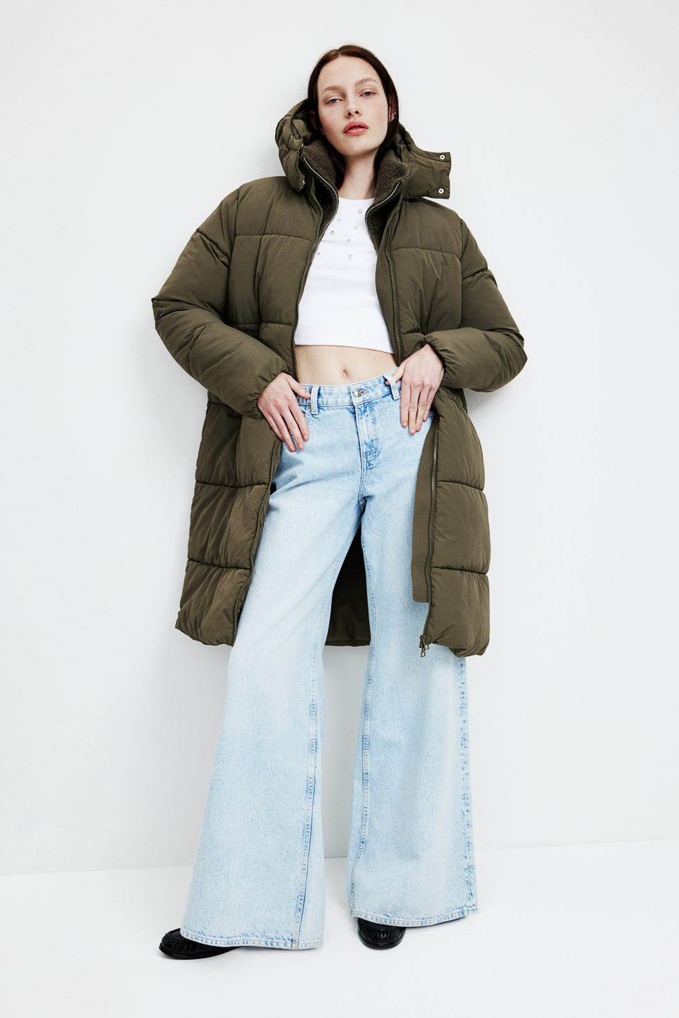 Long puffer jacket