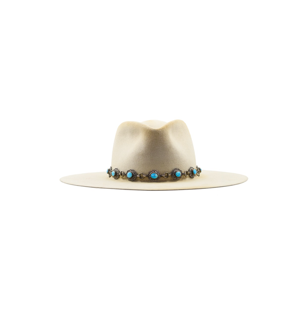 Turquoise Concho Hat