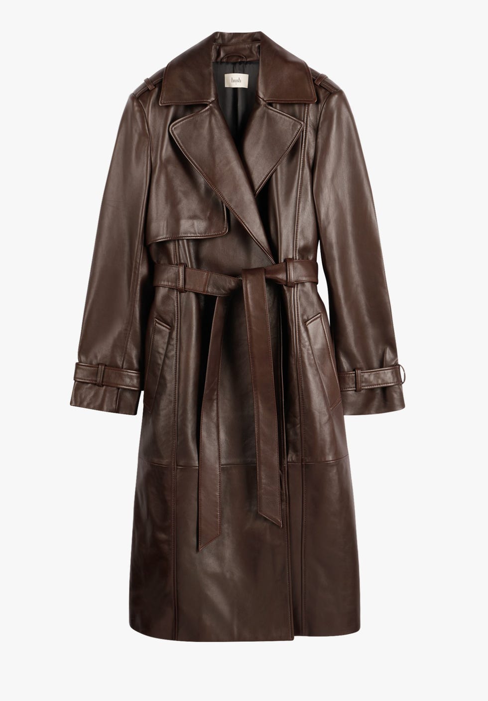 Leather Trench Coat