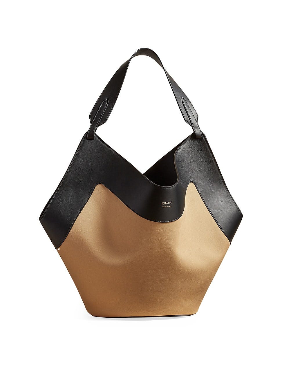 Lotus Canvas & Leather Tote Bag