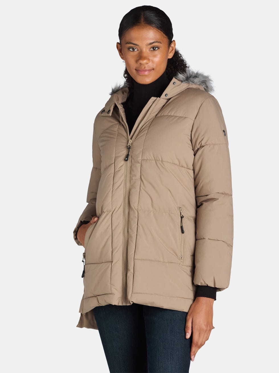 Quilted Puffer Coat