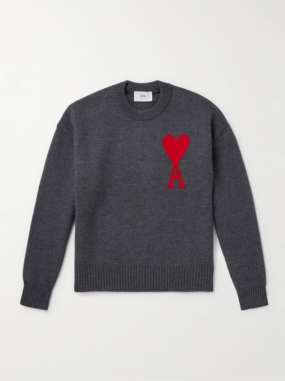 Logo-Intarsia Virgin Wool Sweater